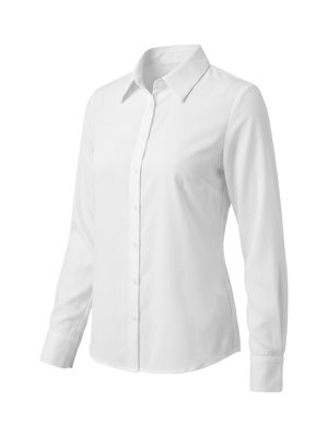 camisa blanca de manga larga · blanco