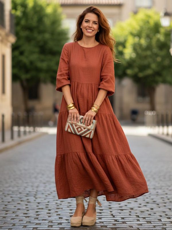 Terracotta Linen: Your Perfect Effortless Style Statement