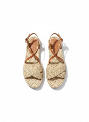 flat espadrille sandals