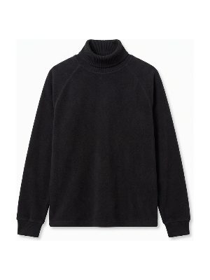 high-neck sweater
