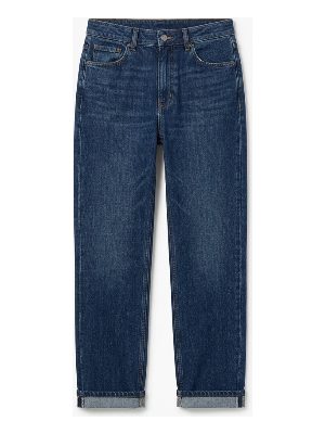 straight-leg jeans