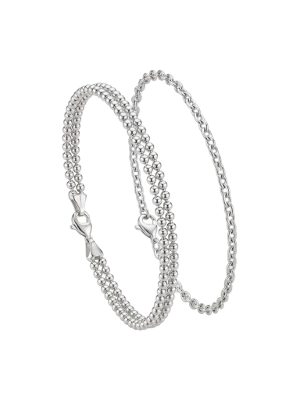 pulseras · plateado