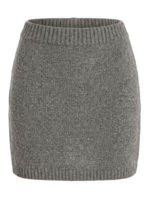 minifalda de punto · gris