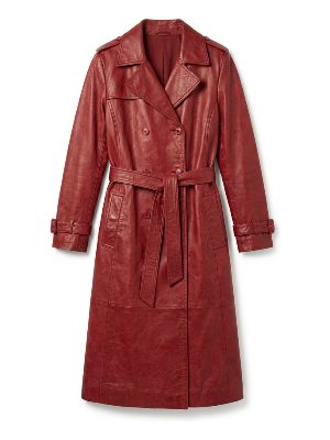 leather trench coat