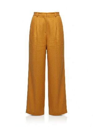 wide-leg suit trousers