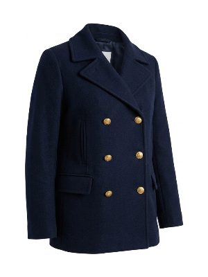 double-breasted coat