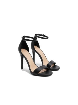 sandalias de tacón · negro