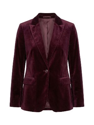 velvet blazer