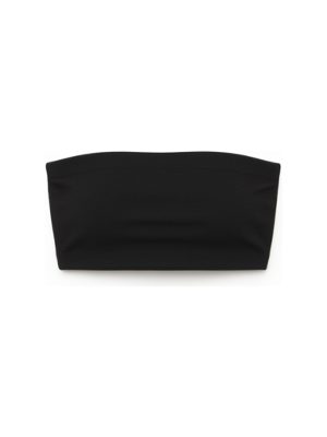 top corto bandeau · negro