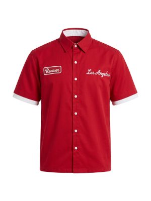 camisa de manga corta · rojo