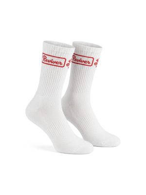 calcetines altos · blanco