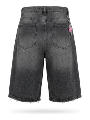 bermudas de mezclilla · gris
