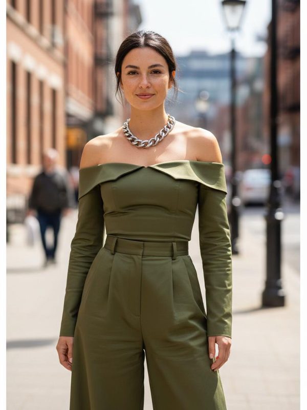 Verde Oliva: Sofisticación Casual para Primavera/Verano