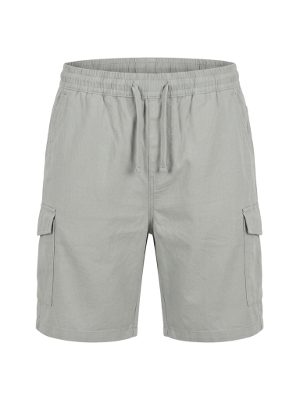 pantalones cortos tipo bermuda · gris claro