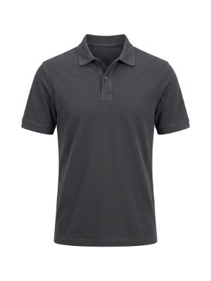 polo de manga corta · gris oscuro