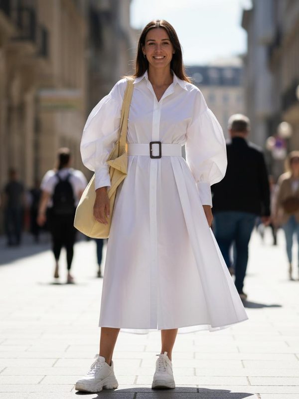 Effortless Chic: Your Go-To Shirt Dress Look