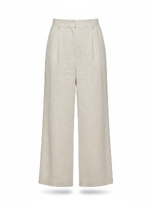 wide-leg linen pants