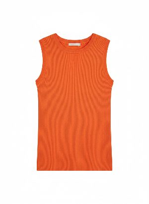 ribbed sleeveless top