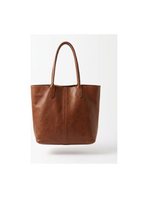 bolso tote de cuero
