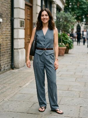Effortless tailored style for sunny urban days