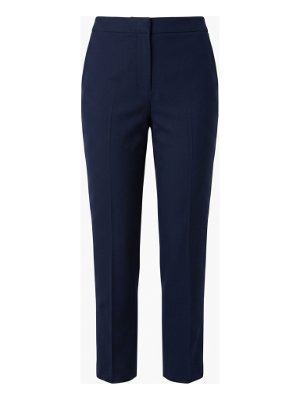 navy blue tailored trousers