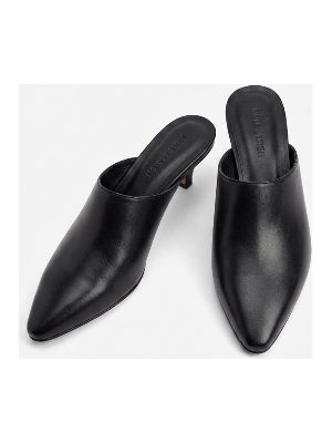 zapatos destalonados de tacón bajo · negro