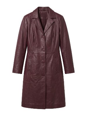 leather trench coat