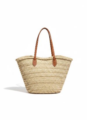 straw tote bag