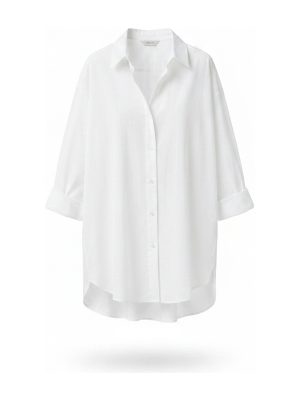 camisa holgada · blanco