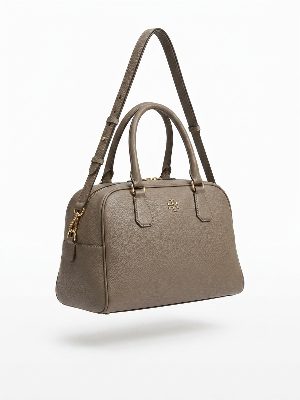 grey handbag