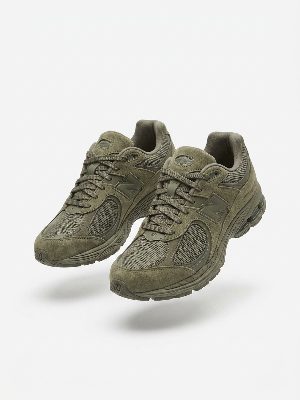 olive green sneakers
