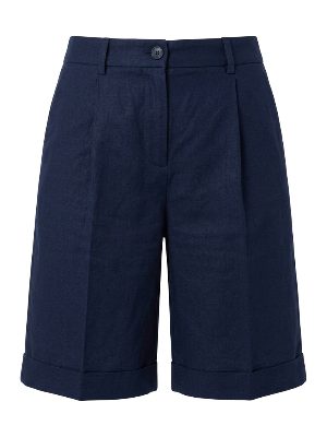 pantalones cortos de traje · azul marino