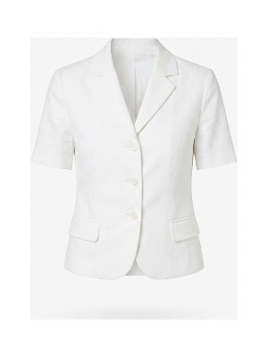 chaqueta corta de manga corta · blanco