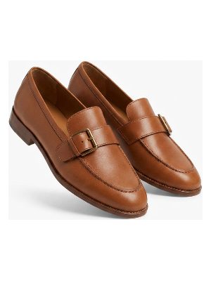 mocasines de cuero · marrón