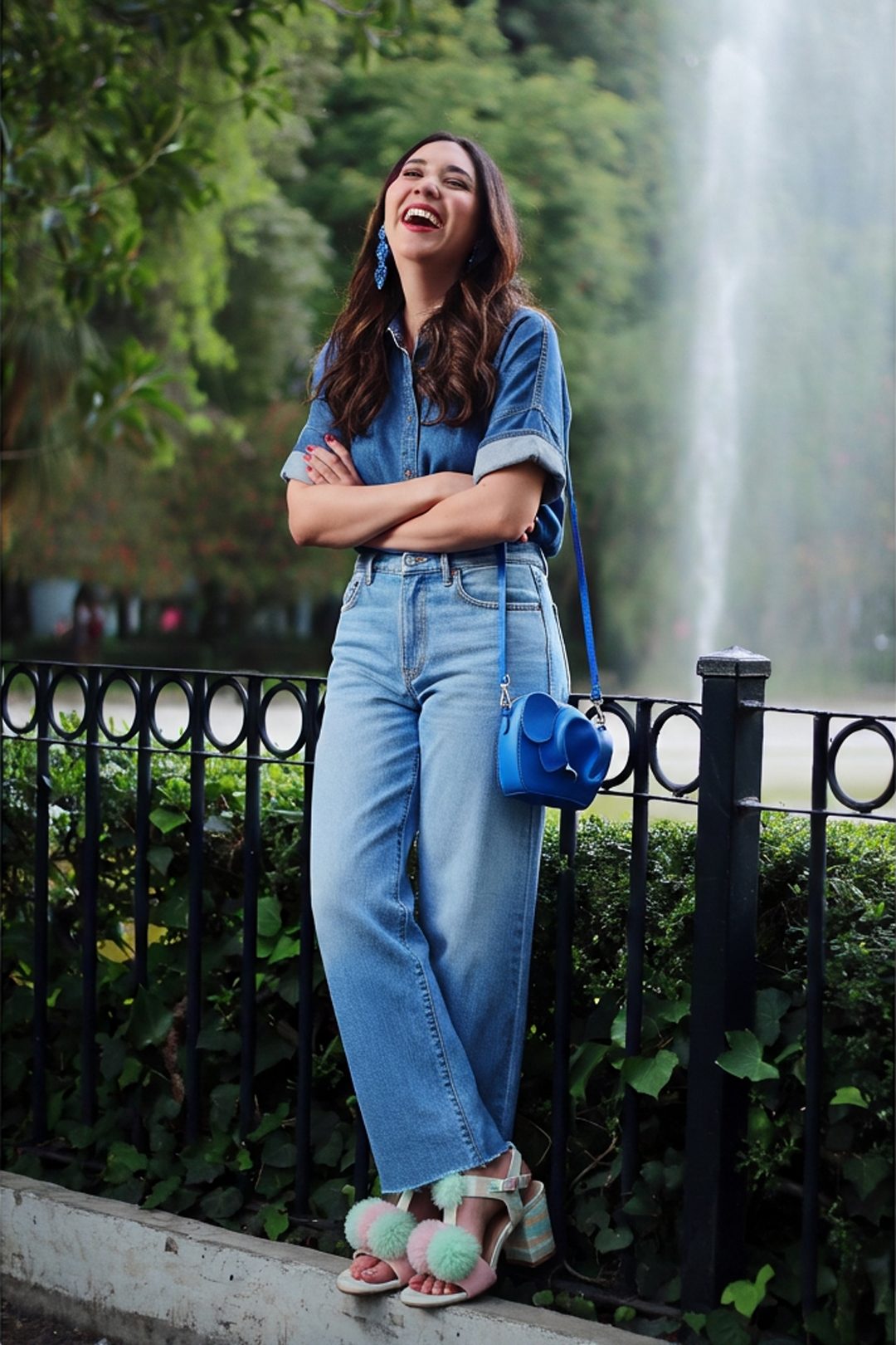 ¡Qué look tan fresco y divertido! · Outfit de Paulina Arredondo