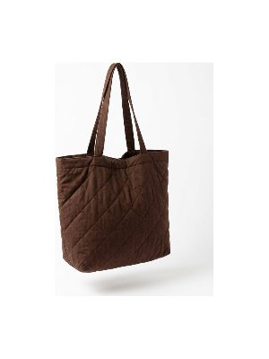 brown tote bag