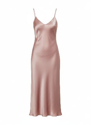 satin slip dress