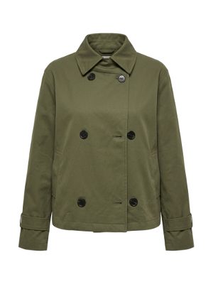 chaqueta corta verde militar · verde