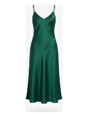 satin midi dress