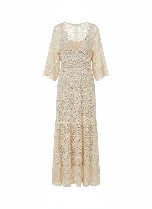 long crochet dress