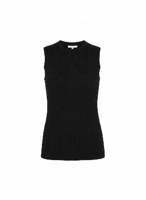 ribbed sleeveless top