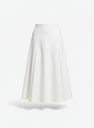 flared midi skirt