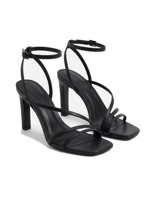 strappy heel sandals