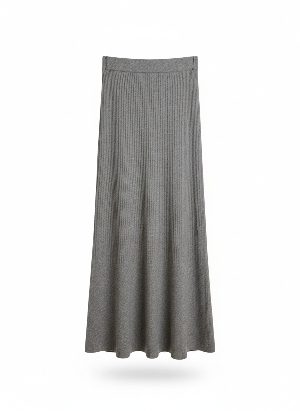 knitted maxi skirt