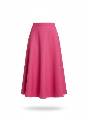 flared midi skirt