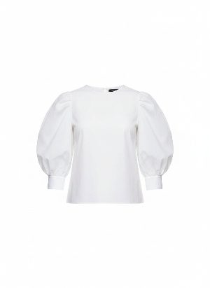 puffed sleeve blouse