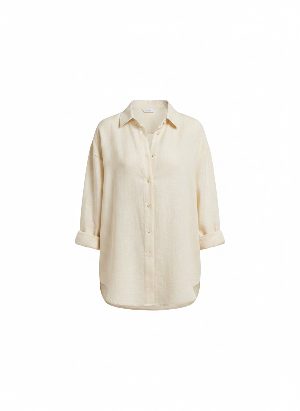 Oversized long-sleeved shirt