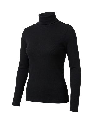 jersey de cuello alto · negro