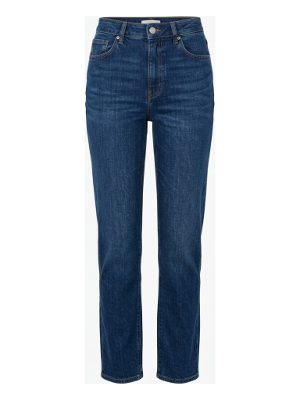 high-rise straight jeans