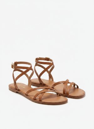 flat strappy sandals